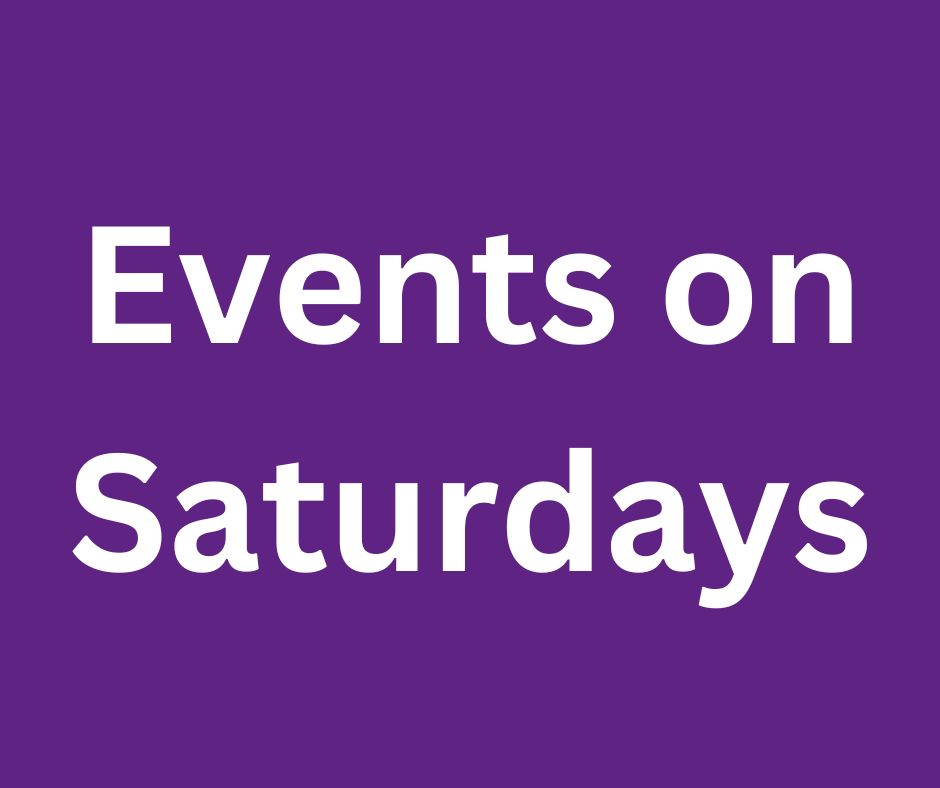 Events on Saturdays