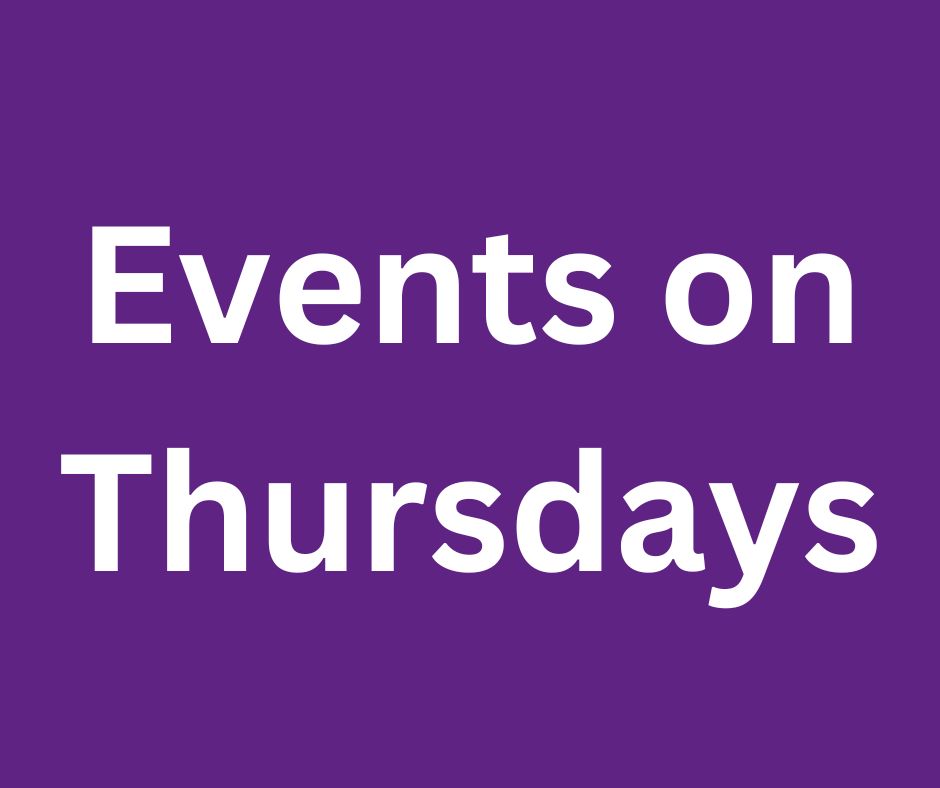Events on Thursdays