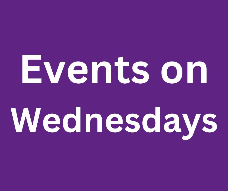 Events on Wednesdays